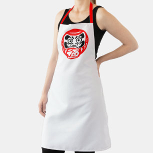 Daruma doll apron