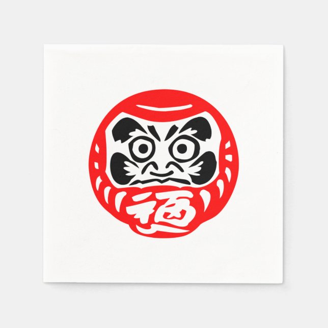 Daruma doll napkin (Front)