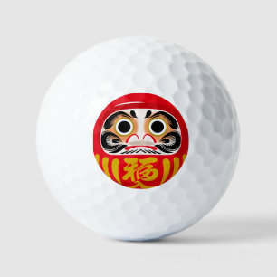 Daruma doll (traditional Japanese good luck charm) Golf Balls