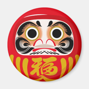 Daruma doll (traditional Japanese good luck charm) Magnet