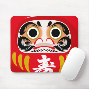 Daruma doll (traditional Japanese good luck charm) Mouse Mat
