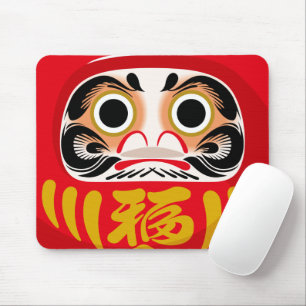 Daruma doll (traditional Japanese good luck charm) Mouse Mat
