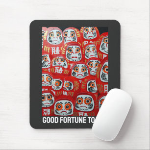 Daruma Dolls Painting by Alfred Fox Mouse Mat