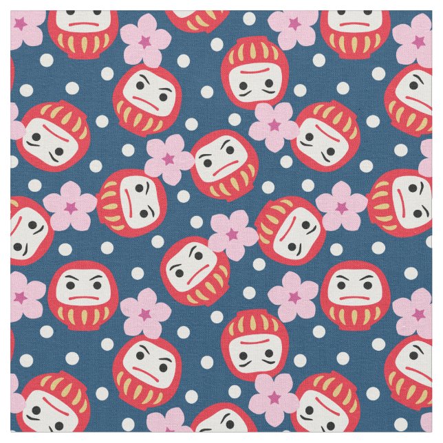 Daruma Fabric (Close Up)