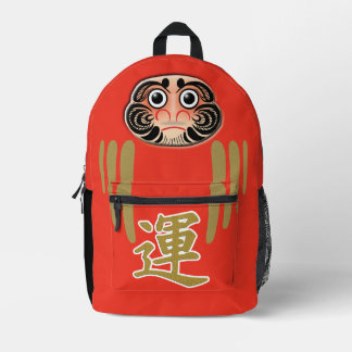 Daruma Lucky Charm Backpack