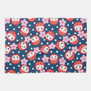 Daruma Tea Towel