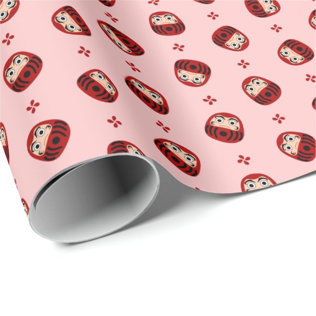 Daruma Wrapping Paper (Roll Corner)