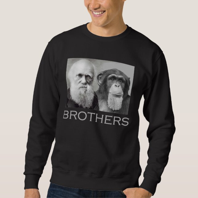 Darwin and Chimp Brothers Sweatshirt (Front)