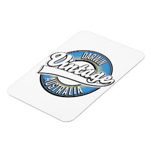 Darwin australia Vintage logo Magnet
