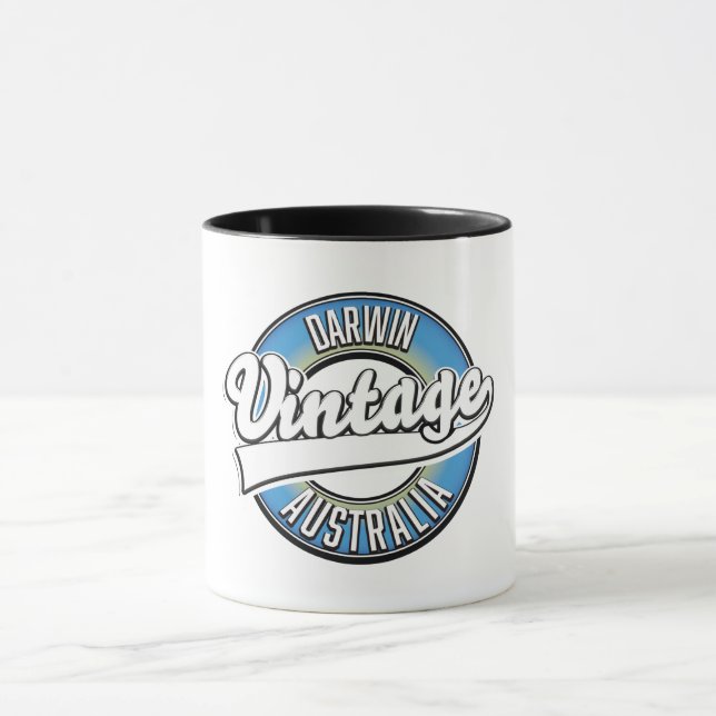Darwin australia Vintage logo Mug (Center)