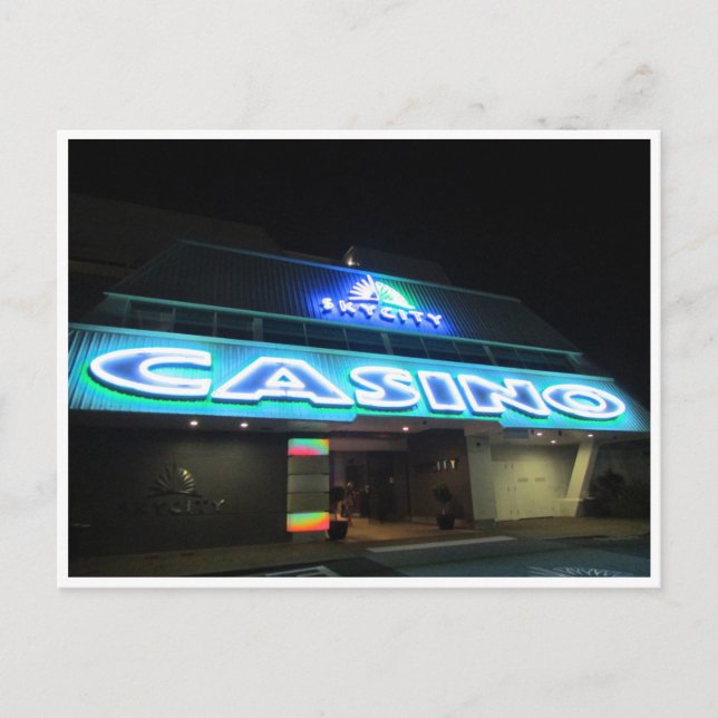 darwin casino postcard (Front)