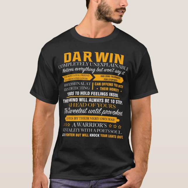 DARWIN completely unexplainable T-Shirt (Front)