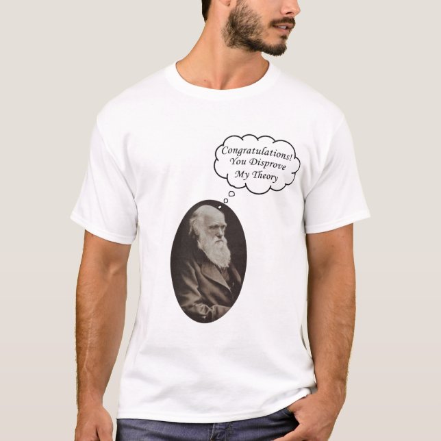 Darwin Disprove Theory T-Shirt (Front)