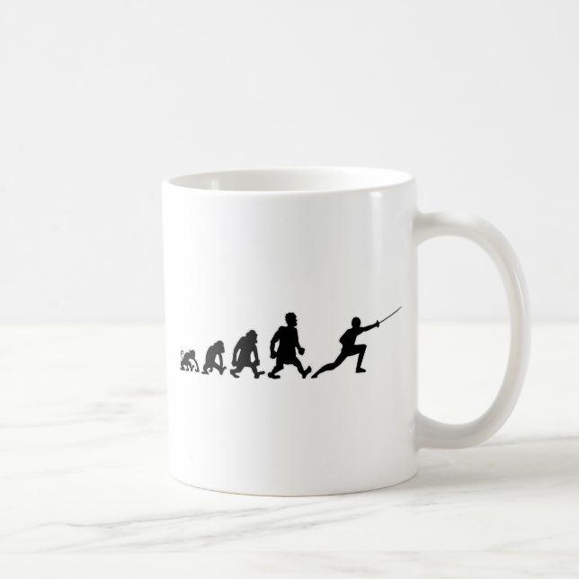 darwin fencing coffee mug (Right)
