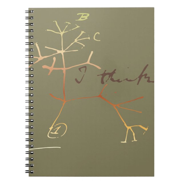 Darwin, I think tree of life Notebook (Front)