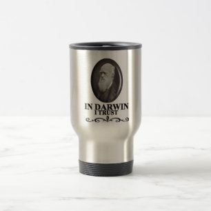 DARWIN I TRUST TRAVEL MUG