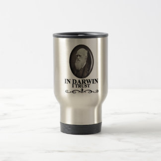 DARWIN I TRUST TRAVEL MUG