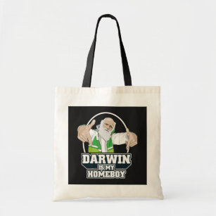 Darwin Is My Homeboy (Full Colour) Tote Bag