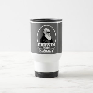 Darwin Is My Homeboy Travel Mug