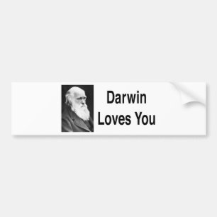 Darwin Loves You 2 Bumper Sticker