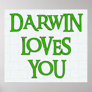 Darwin Loves You Poster