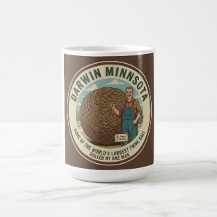 Darwin, Minnesota Twine Ball Souvenir Coffee Mug