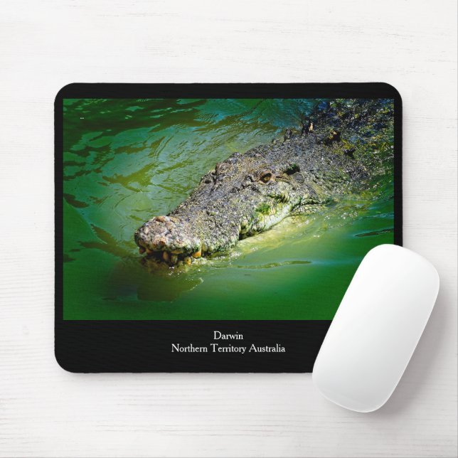 Darwin Northern Territory - Crocodile - Mouse Pad (With Mouse)