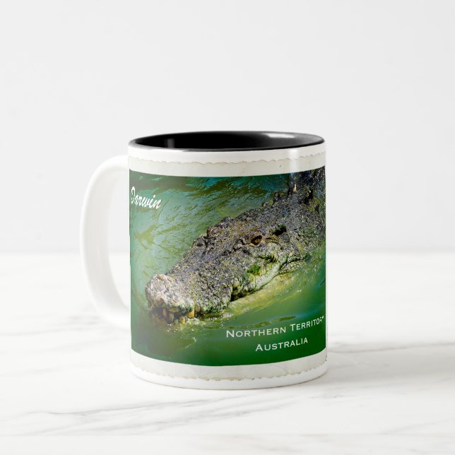 Darwin Northern Territory - Crocodile Mug (Front Left)
