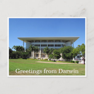 darwin parliament postcard