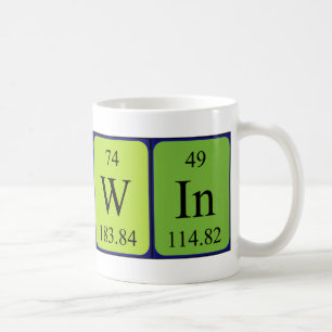 Darwin periodic table name mug