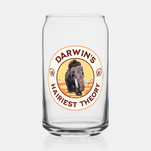 Darwin’s Hairiest Theory Cute Woolly Mammoth Can Glass
