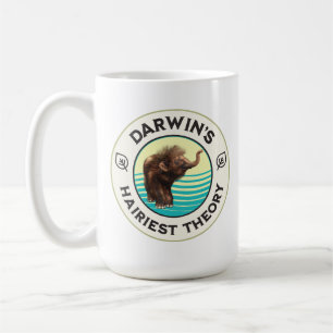 Darwin’s Hairiest Theory Cute Woolly Mammoth  Coffee Mug
