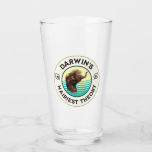 Darwin’s Hairiest Theory Cute Woolly Mammoth Glass