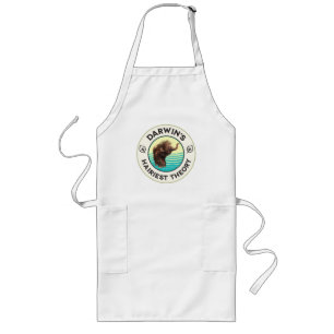 Darwin’s Hairiest Theory Cute Woolly Mammoth Long Apron