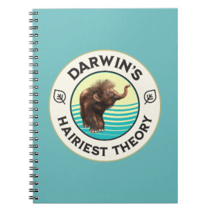 Darwin’s Hairiest Theory Cute Woolly Mammoth Notebook