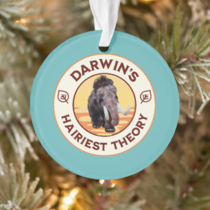 Darwin’s Hairiest Theory Cute Woolly Mammoth Ornament
