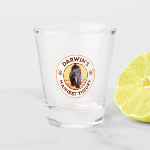 Darwin’s Hairiest Theory Cute Woolly Mammoth  Shot Glass