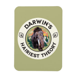 Darwin’s Hairiest Theory Woolly Mammoth Magnet