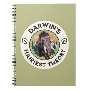 Darwin’s Hairiest Theory Woolly Mammoth  Notebook