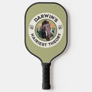 Darwin’s Hairiest Theory Woolly Mammoth  Pickleball Paddle