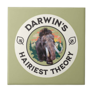 Darwin’s Hairiest Theory Woolly Mammoth Tile