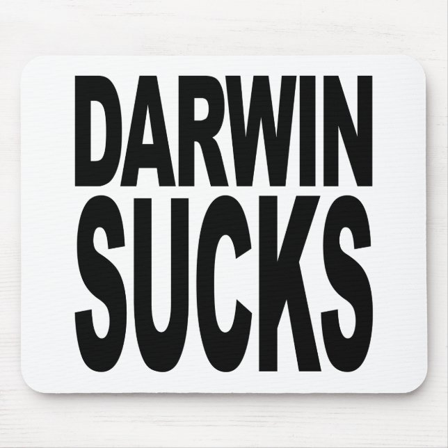 Darwin Sucks Mouse Mat (Front)
