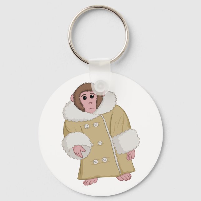 Darwin the Ikea Monkey Key Ring (Front)