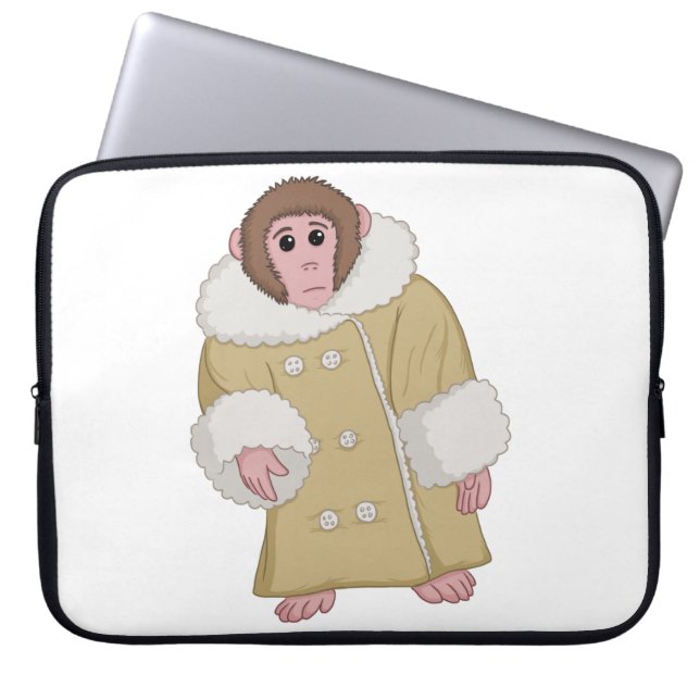 Darwin the Ikea Monkey Laptop Sleeve (Front)