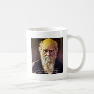 Darwin "Value Of Life" Wisdom Quote Gifts & Cards Coffee Mug