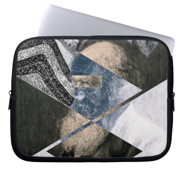 Darwin Was a Geologist Electronics Bag Sleeve (Front)
