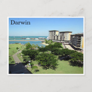 darwin waterfront park postcard