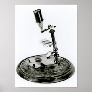 Darwin's microscope poster