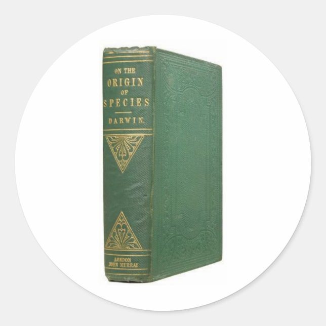 Darwin's Origin of Species Classic Round Sticker (Front)