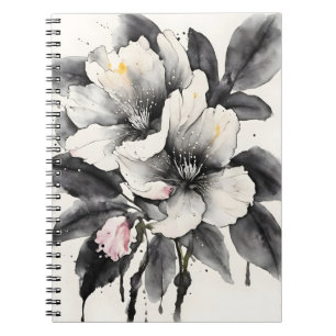 Darwin's Slipper - Watercolor flowers Notebook